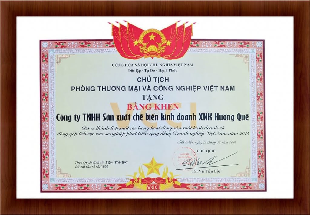 bang-khen-cua-phong-thuong-mai-va-cong-nghiep-viet-nam-2014