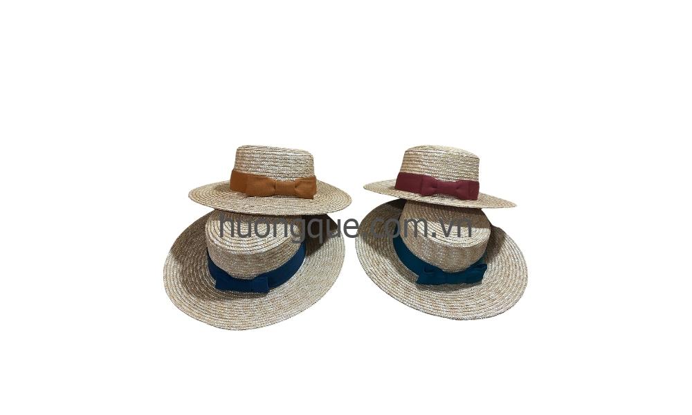 Mũ cói nữ MC9-H4 – Fedora vành nhỏ unisex thời trang đi biển - Image 52