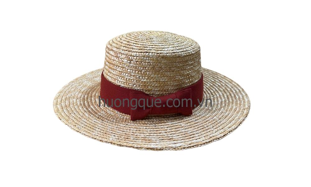 Mũ cói nữ MC9-H4 – Fedora vành nhỏ unisex thời trang đi biển - Image 56