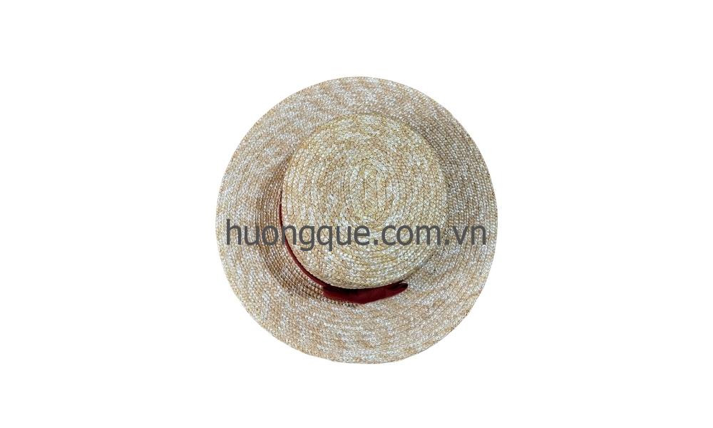Mũ cói nữ MC9-H4 – Fedora vành nhỏ unisex thời trang đi biển - Image 57