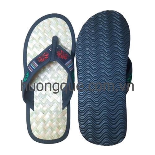 Dép cỏ bàng quai thổ cẩm Hương Quế - DCQ-104 - Image 53