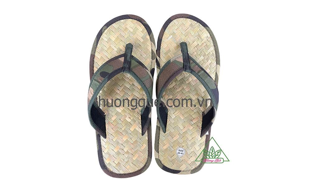 Dép cỏ bàng, quai vải lính Hương Quế - DCQ-105 - Image 51