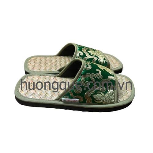 Dép cỏ bàng, quai gấm xanh Hương Quế - DCQ-109 - Image 52