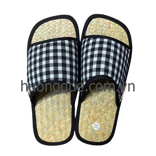 Dép cỏ bàng, quai ngang caro Hương Quế - DCQ-108 - Image 51