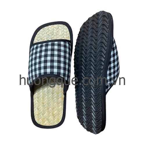 Dép cỏ bàng, quai ngang caro Hương Quế - DCQ-108 - Image 52