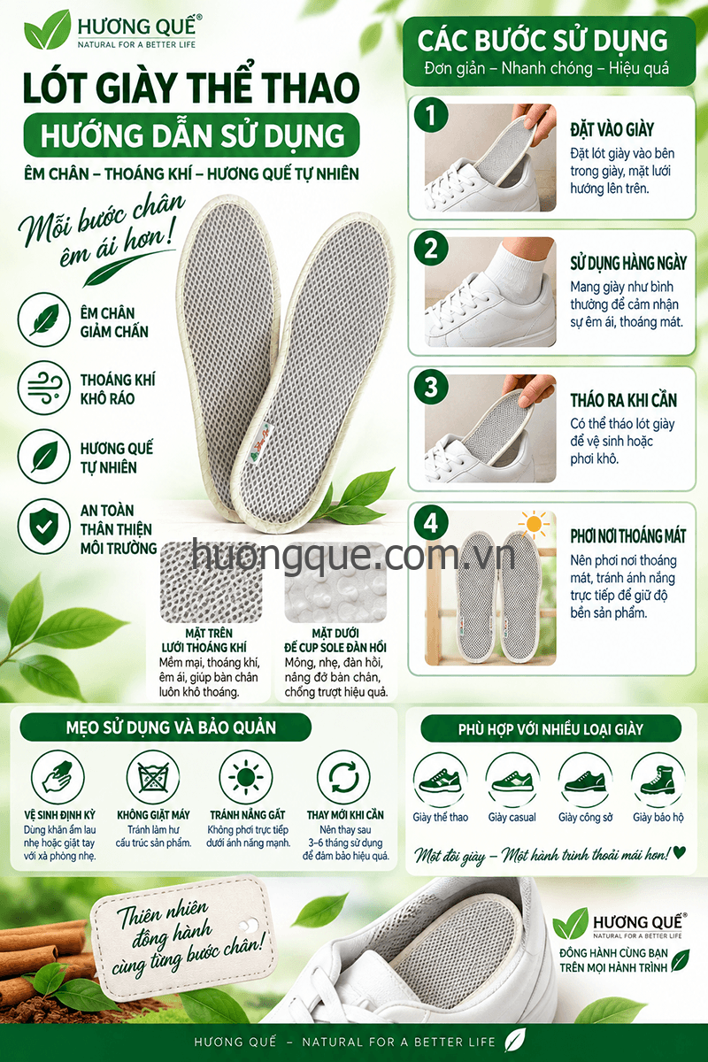 Lót giày thể thao lưới trắng - CI-16 - Image 55