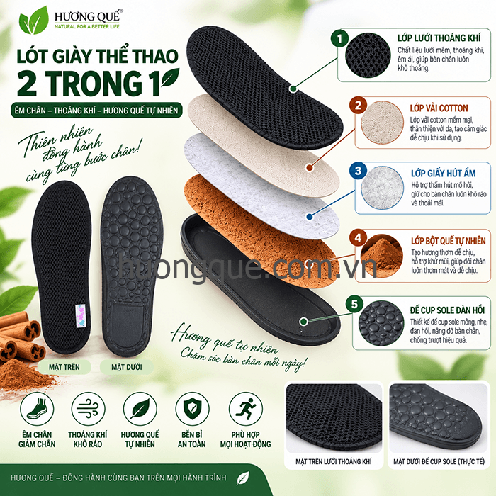 Lót giày thể thao lưới đen - CI-17 - Image 57
